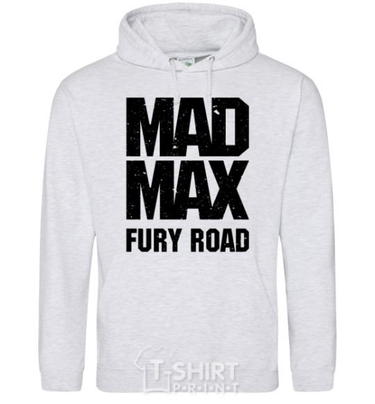 Men`s hoodie Mad Max fury road sport-grey фото