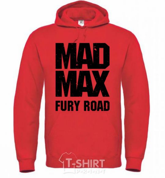 Men`s hoodie Mad Max fury road bright-red фото