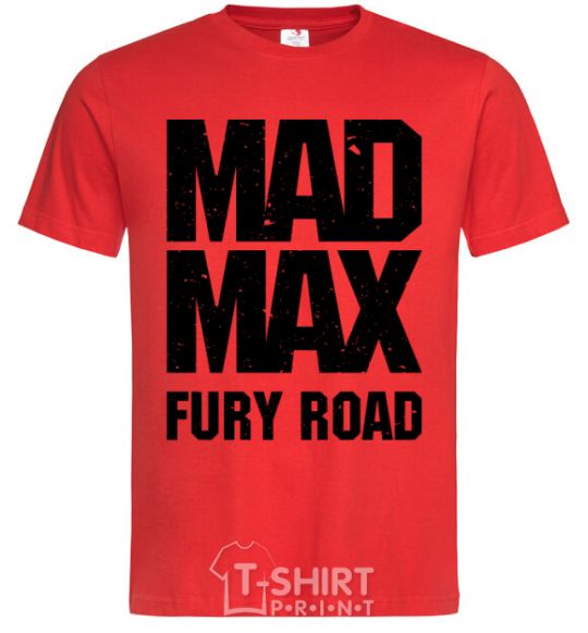 Men's T-Shirt Mad Max fury road red фото