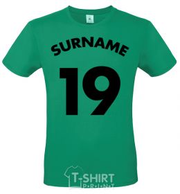 Men's T-Shirt Surname 19 kelly-green фото