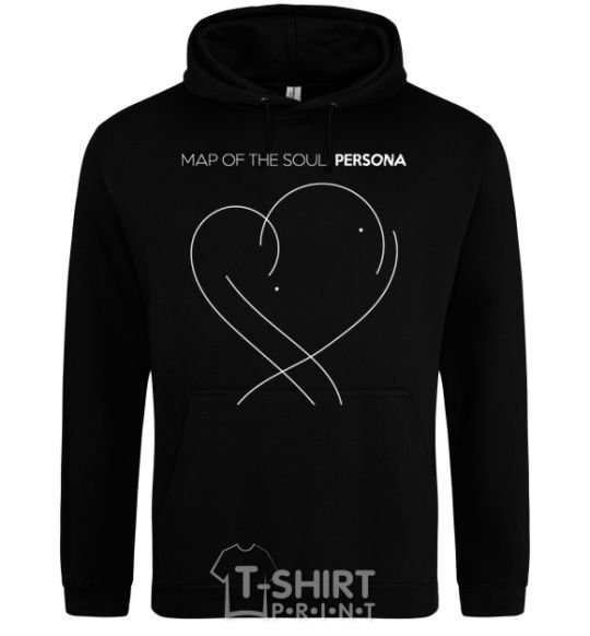 Men`s hoodie Map of the soul black фото