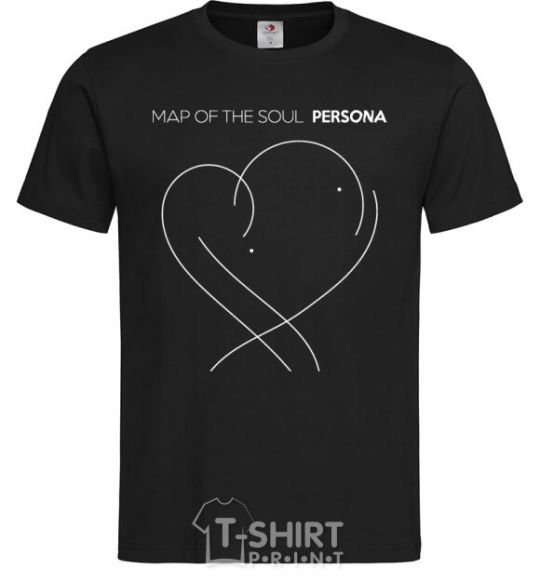 Men's T-Shirt Map of the soul black фото