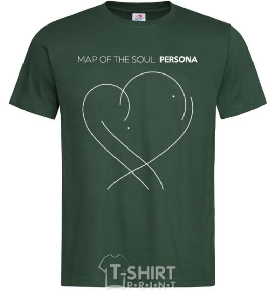 Men's T-Shirt Map of the soul bottle-green фото