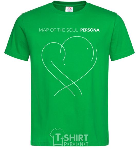 Men's T-Shirt Map of the soul kelly-green фото