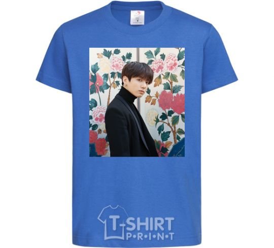 Kids T-shirt Chonguk BTS royal-blue фото