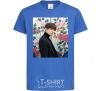 Kids T-shirt Chonguk BTS royal-blue фото