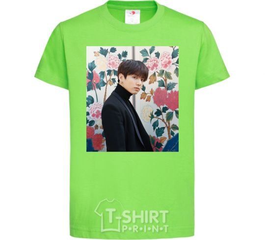 Kids T-shirt Chonguk BTS orchid-green фото