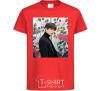 Kids T-shirt Chonguk BTS red фото