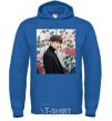 Men`s hoodie Chonguk BTS royal фото