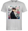 Men's T-Shirt Chonguk BTS grey фото