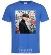 Men's T-Shirt Chonguk BTS royal-blue фото