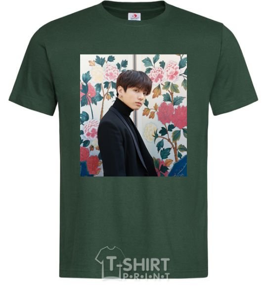 Men's T-Shirt Chonguk BTS bottle-green фото