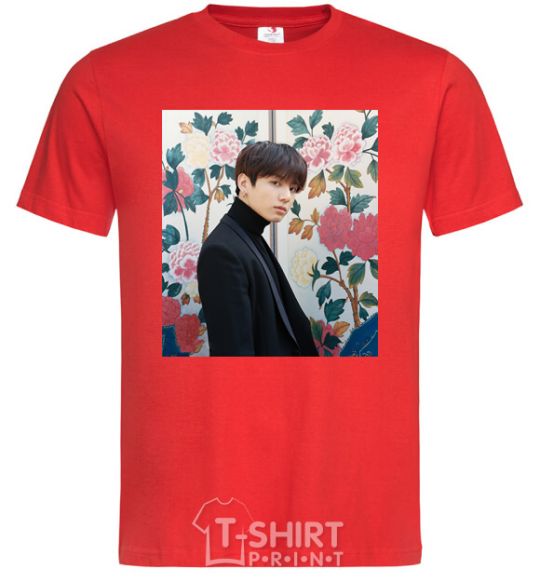 Men's T-Shirt Chonguk BTS red фото