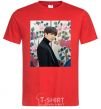 Men's T-Shirt Chonguk BTS red фото