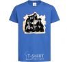 Kids T-shirt BTS k-pop royal-blue фото