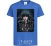 Kids T-shirt V art ON royal-blue фото