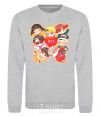 Sweatshirt BTS fun art sport-grey фото