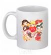 Ceramic mug BTS fun art White фото