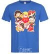 Men's T-Shirt BTS fun art royal-blue фото