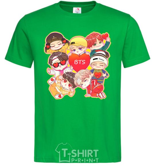 Men's T-Shirt BTS fun art kelly-green фото