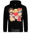 Men`s hoodie BTS fun art black фото