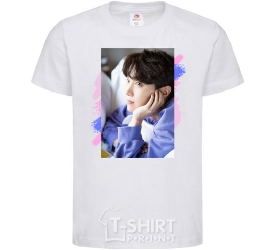 Kids T-shirt Photoshoot bts J-Hope White фото