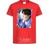 Kids T-shirt Photoshoot bts J-Hope red фото