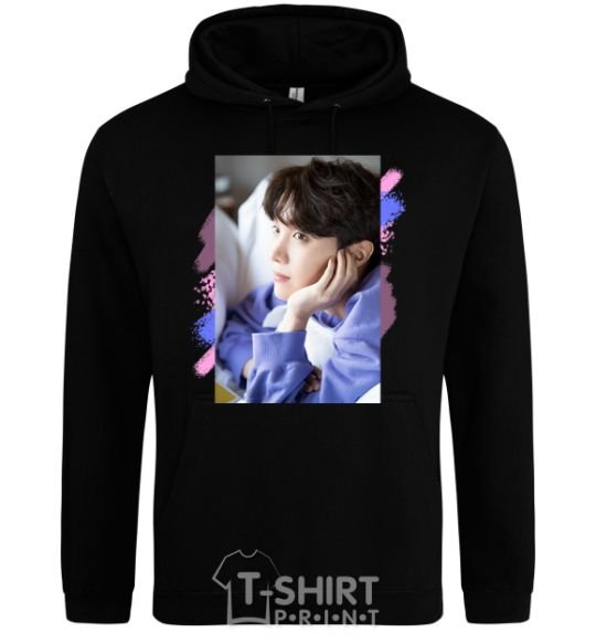 Men`s hoodie Photoshoot bts J-Hope black фото