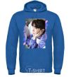 Men`s hoodie Photoshoot bts J-Hope royal фото