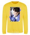 Sweatshirt Photoshoot bts J-Hope yellow фото