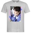 Men's T-Shirt Photoshoot bts J-Hope grey фото