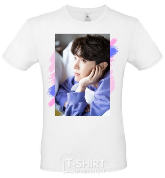 Men's T-Shirt Photoshoot bts J-Hope White фото