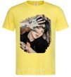 Men's T-Shirt Suga BTS paint cornsilk фото