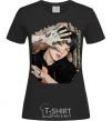 Women's T-shirt Suga BTS paint black фото