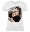 Women's T-shirt Suga BTS paint White фото