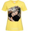 Women's T-shirt Suga BTS paint cornsilk фото