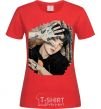 Women's T-shirt Suga BTS paint red фото