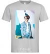 Men's T-Shirt BTS Dynamite Chimin grey фото