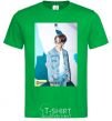 Men's T-Shirt BTS Dynamite Chimin kelly-green фото