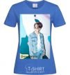 Women's T-shirt BTS Dynamite Chimin royal-blue фото