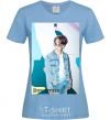 Women's T-shirt BTS Dynamite Chimin sky-blue фото