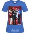 Women's T-shirt BTS for FILA royal-blue фото