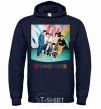 Men`s hoodie Dynamite k pop navy-blue фото