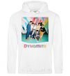 Men`s hoodie Dynamite k pop White фото