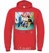 Men`s hoodie Dynamite k pop bright-red фото