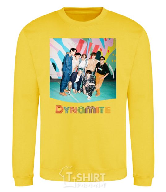 Sweatshirt Dynamite k pop yellow фото