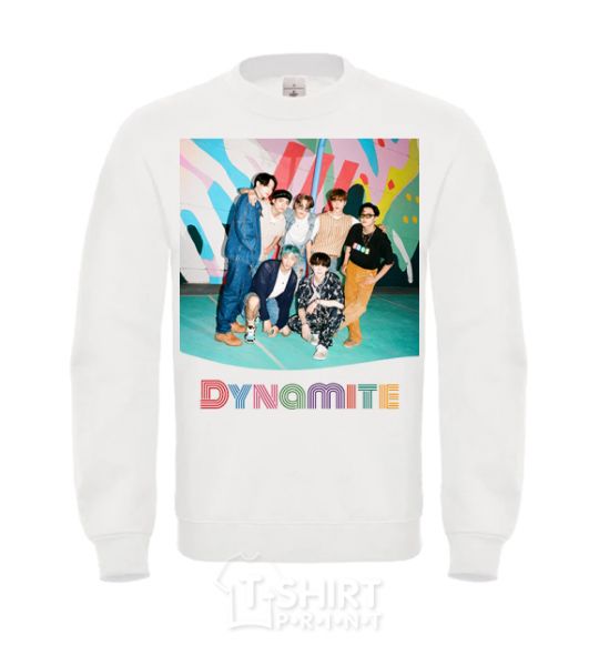 Sweatshirt Dynamite k pop White фото