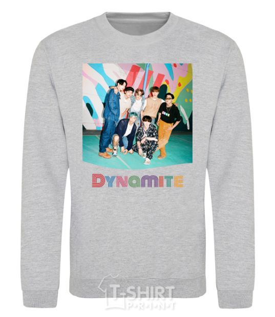 Sweatshirt Dynamite k pop sport-grey фото