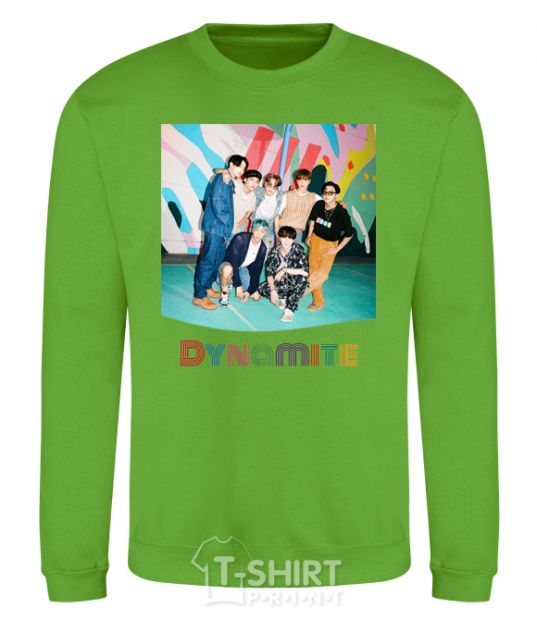 Sweatshirt Dynamite k pop orchid-green фото