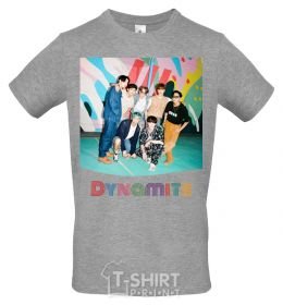 Men's T-Shirt Dynamite k pop grey фото